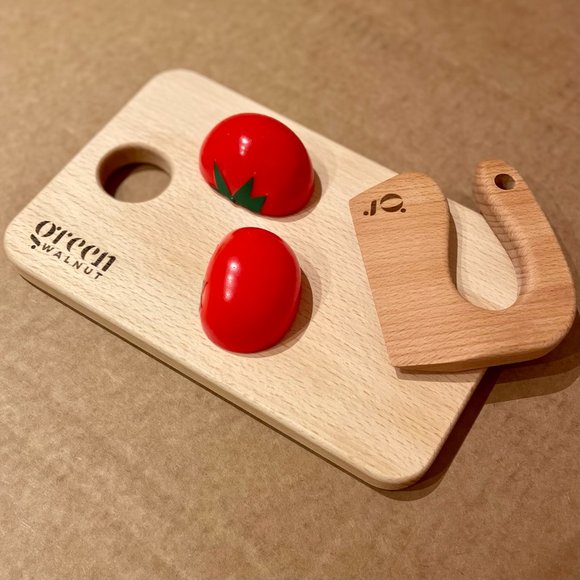 Wooden Knife & Cutting Board For Kids - Picture 8 of 9